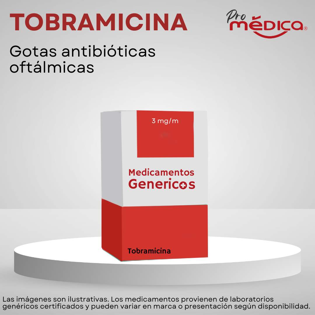 Tobramicina 3 mg/ml – Gotas antibióticas oftálmicas